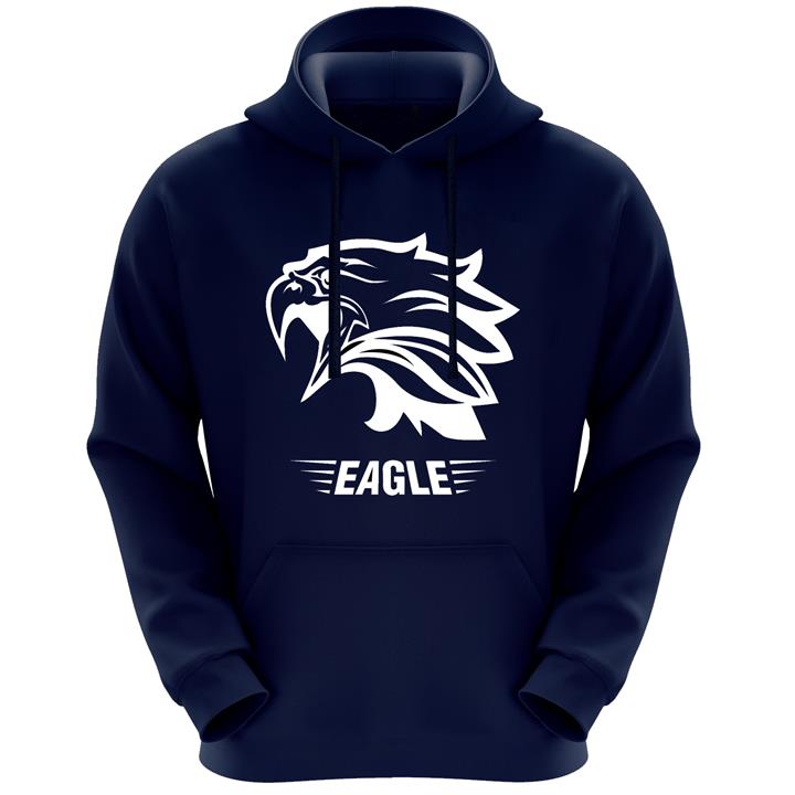 هودی مردانه طرح EAGLE کد F490 رنگ سرمه ای